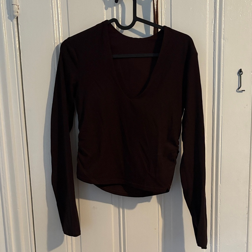 Lululemon All It Takes Ribbed Nulu V-Neck Long Sleeve